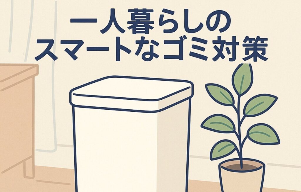 一人暮らしのスマートなゴミ対策
