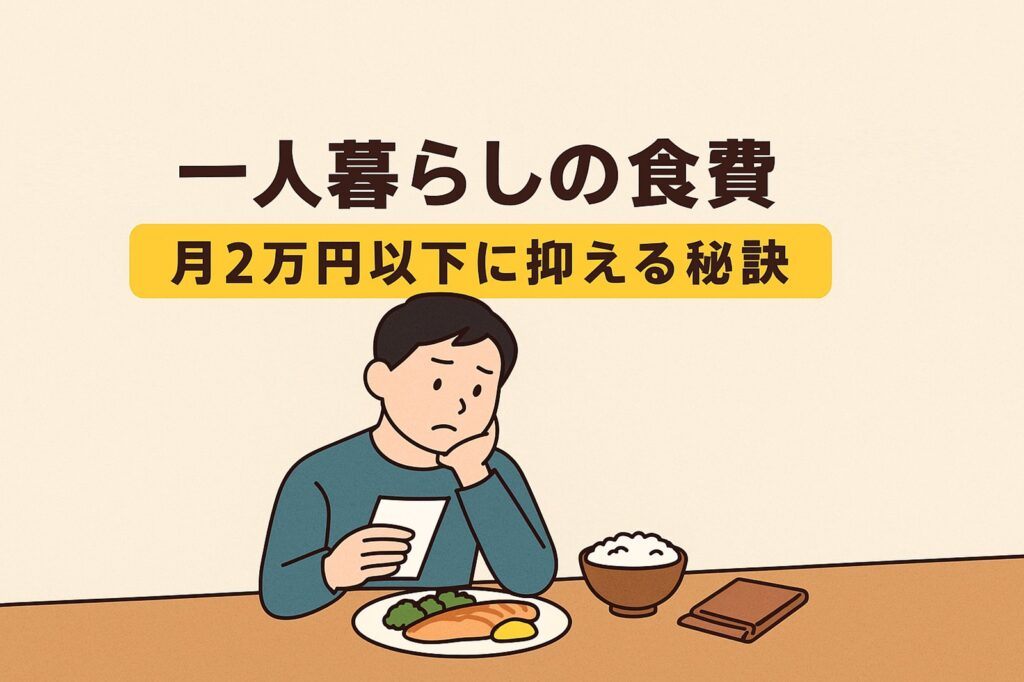 一人暮らしの食費節約の秘訣