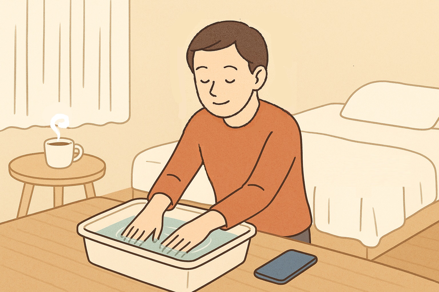 冬の手先の冷えは「手浴」で手軽に解決！
