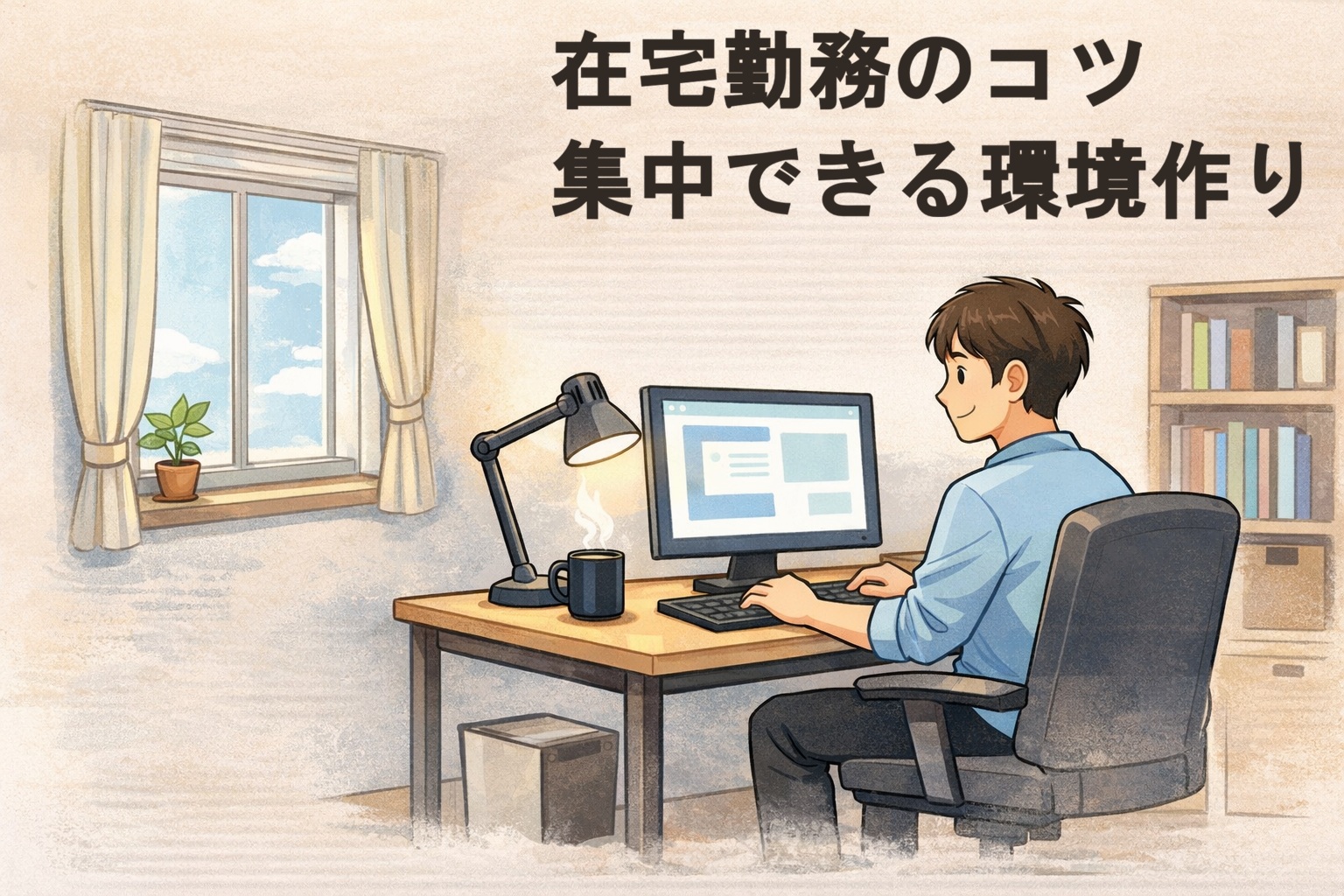 在宅勤務のコツ