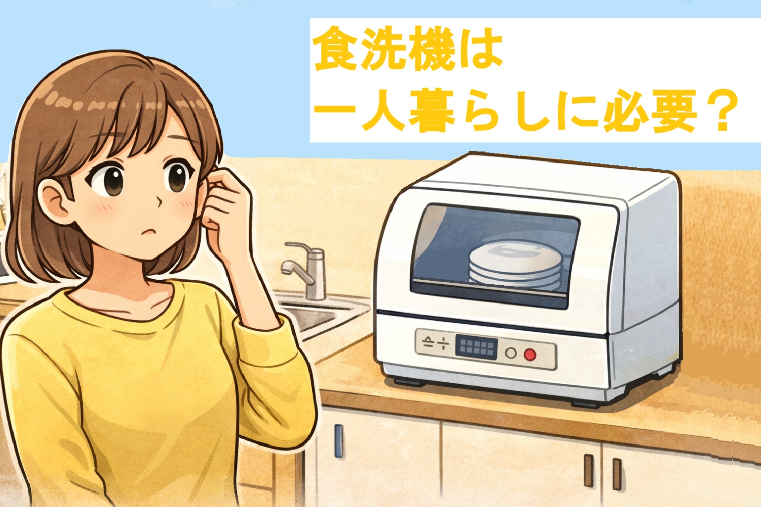 食洗機は一人暮らしに必要？