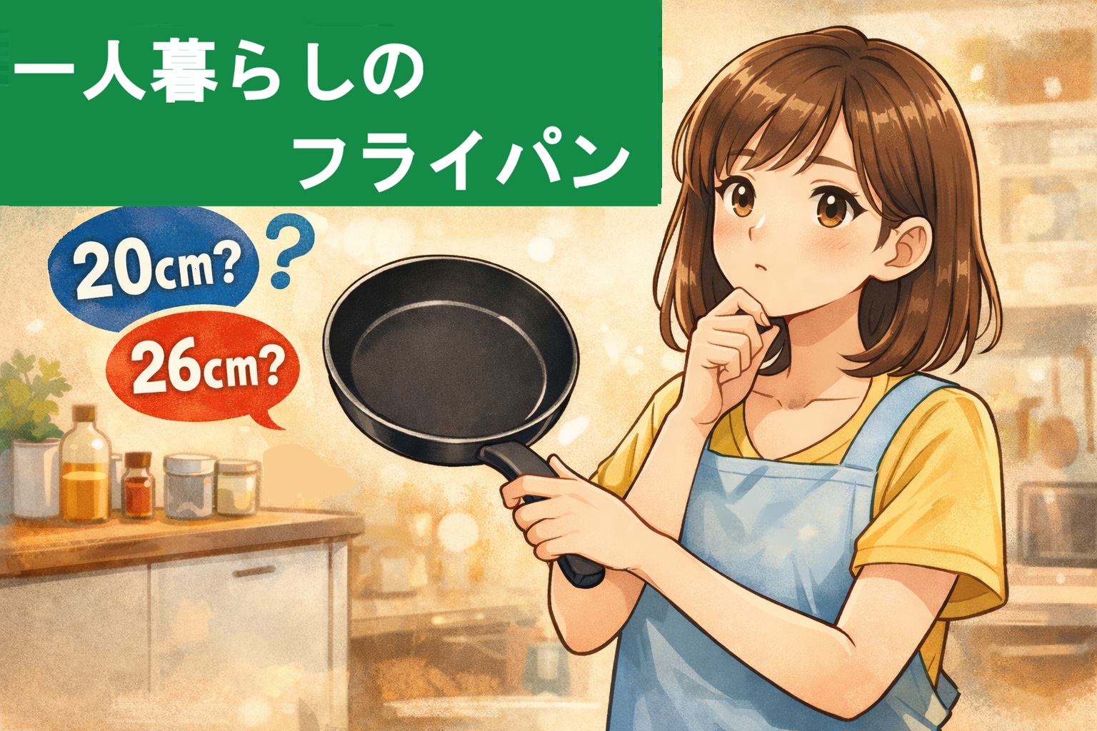 一人暮らしのフライパンの選び方